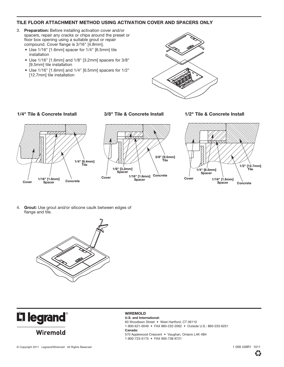 Legrand EFB610-CTR User Manual | Page 4 / 4