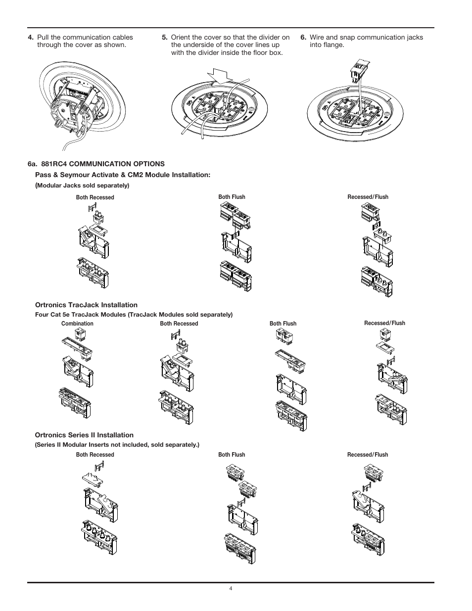 Legrand 881AMD8TC User Manual | Page 4 / 8