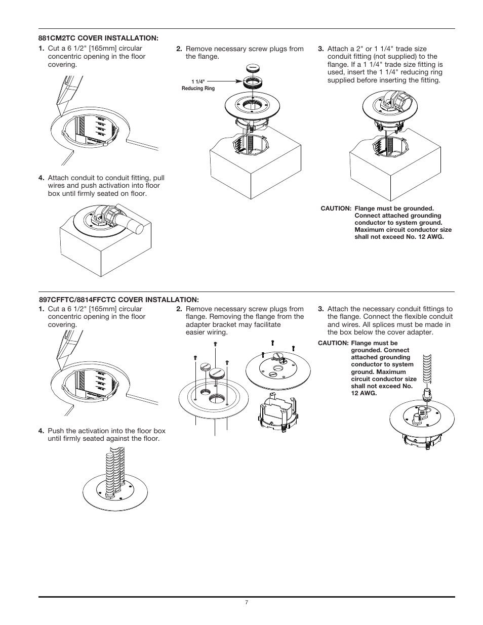 Legrand 881AMD8TC User Manual | Page 7 / 8