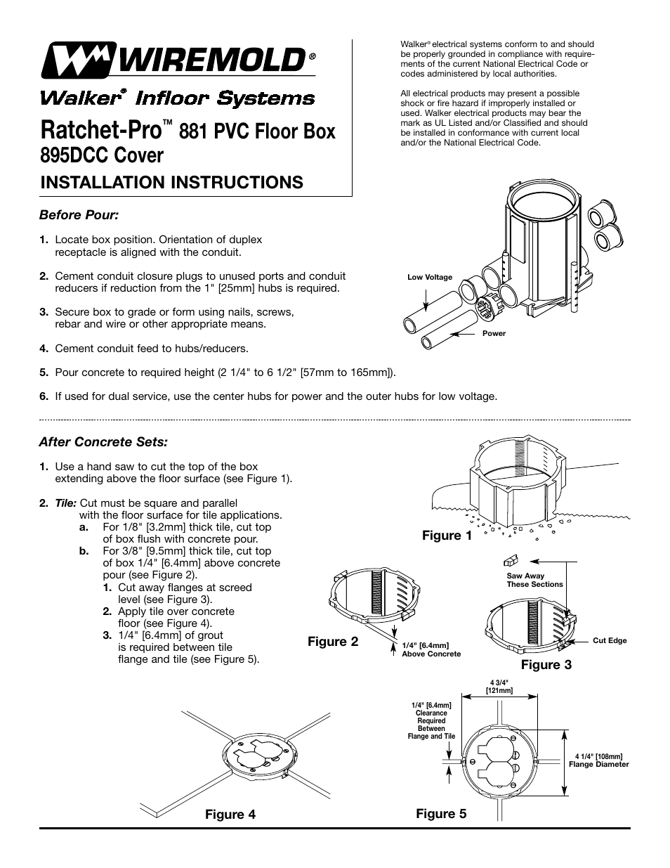 Legrand 895DCC User Manual | 2 pages