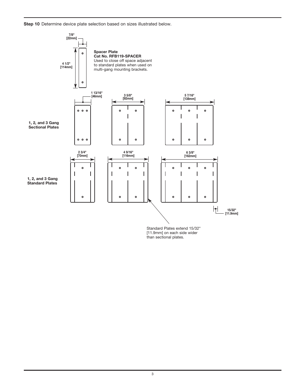 Legrand RFB9 User Manual | Page 3 / 8