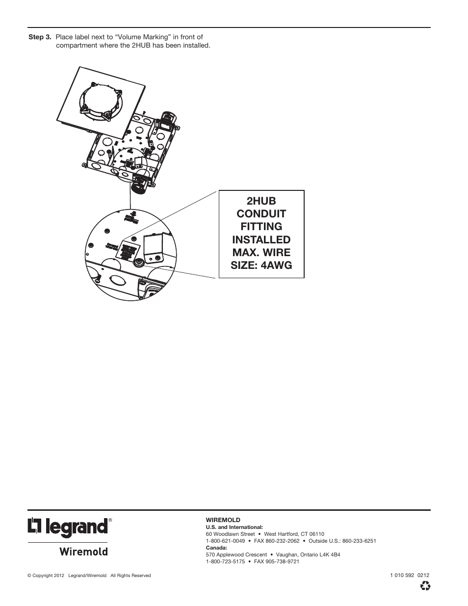 Legrand 2HUB User Manual | Page 2 / 2