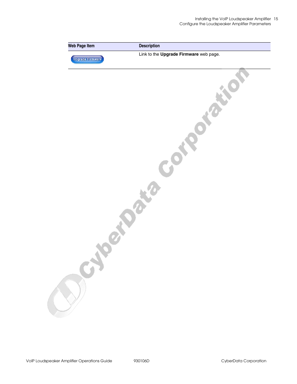 CyberData Part #010861 930106D User Manual | Page 21 / 44