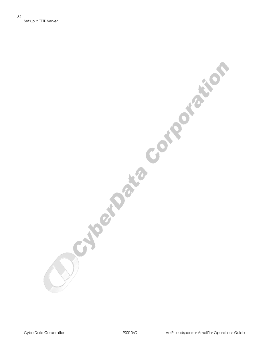 CyberData Part #010861 930106D User Manual | Page 38 / 44