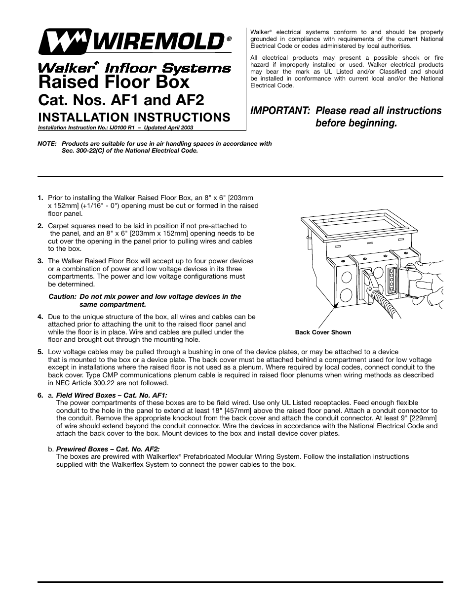 Legrand SGT-ACT User Manual | 2 pages