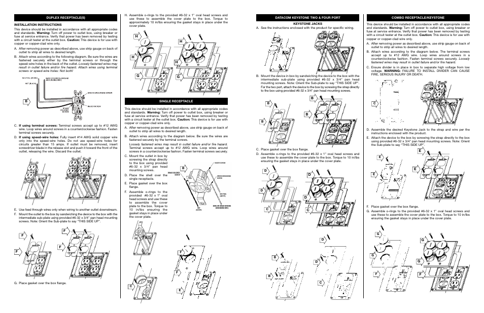 Legrand WMFB User Manual | Page 2 / 2