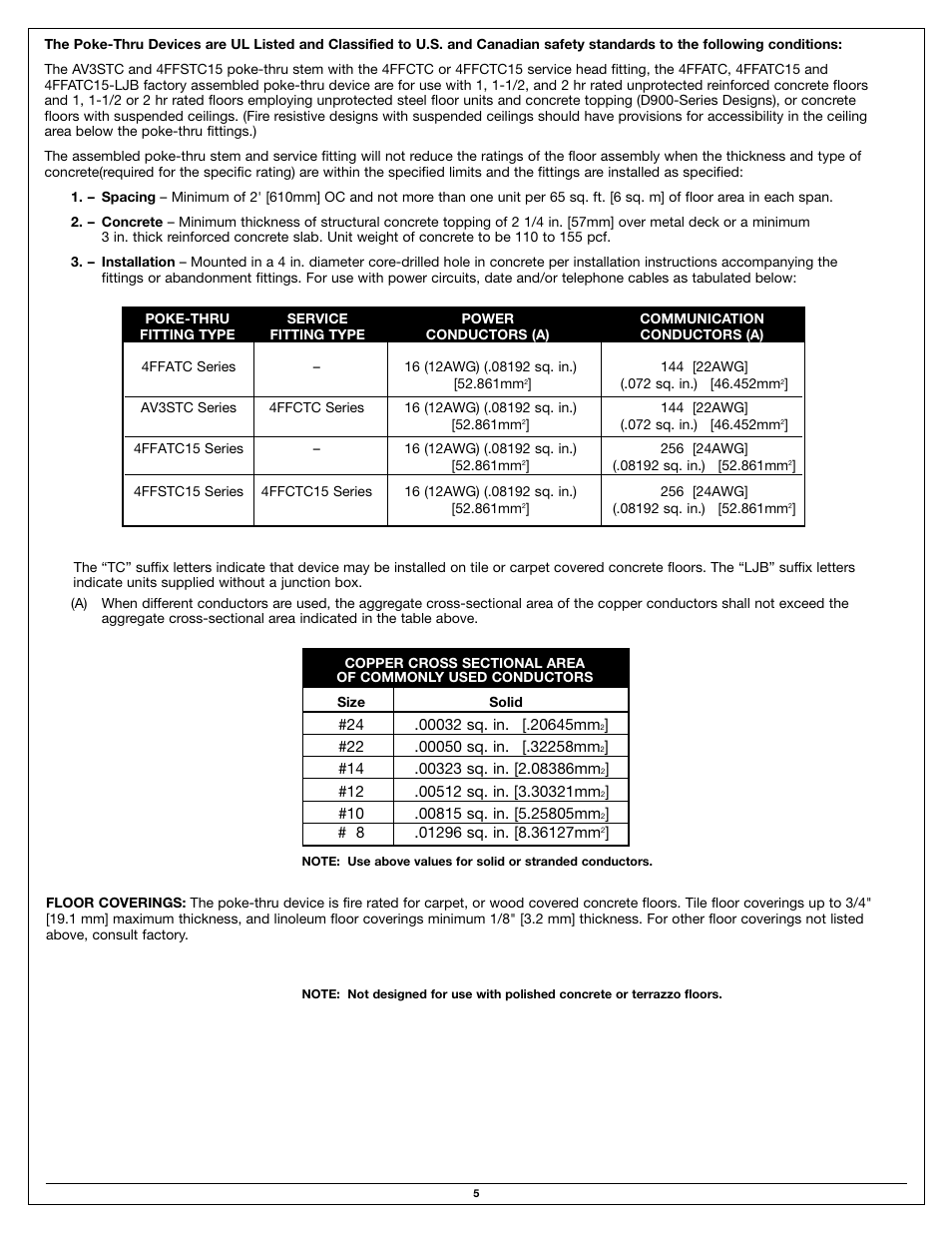 Legrand 4FFATC User Manual | Page 5 / 8