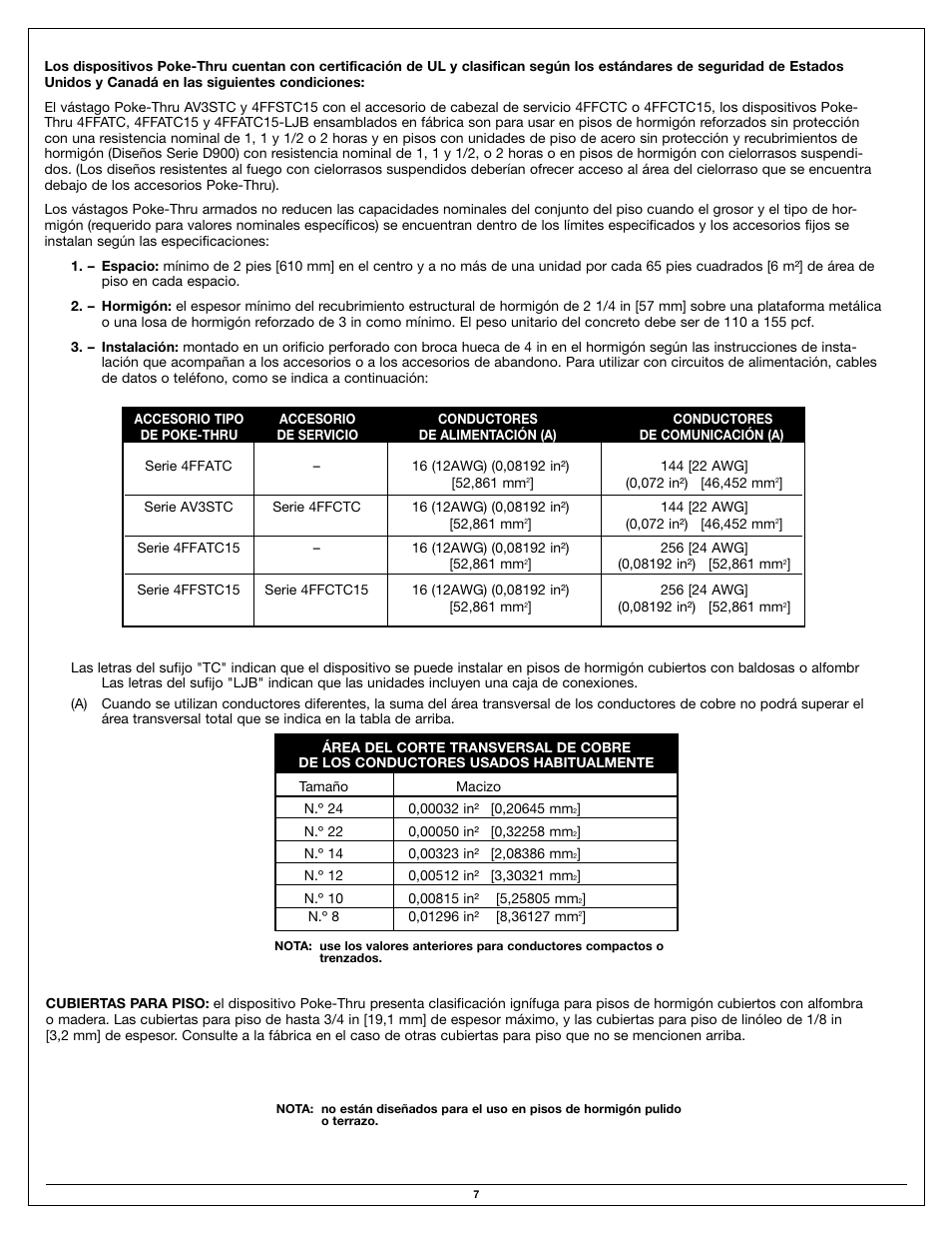 Legrand 4FFATC User Manual | Page 7 / 8