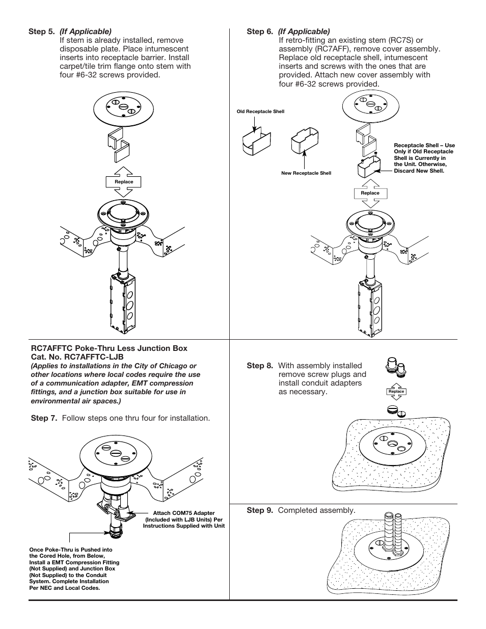 Legrand RC7AFFTC User Manual | Page 2 / 4