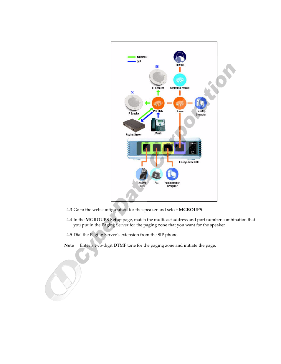 CyberData SPA-9000 User Manual | Page 4 / 4