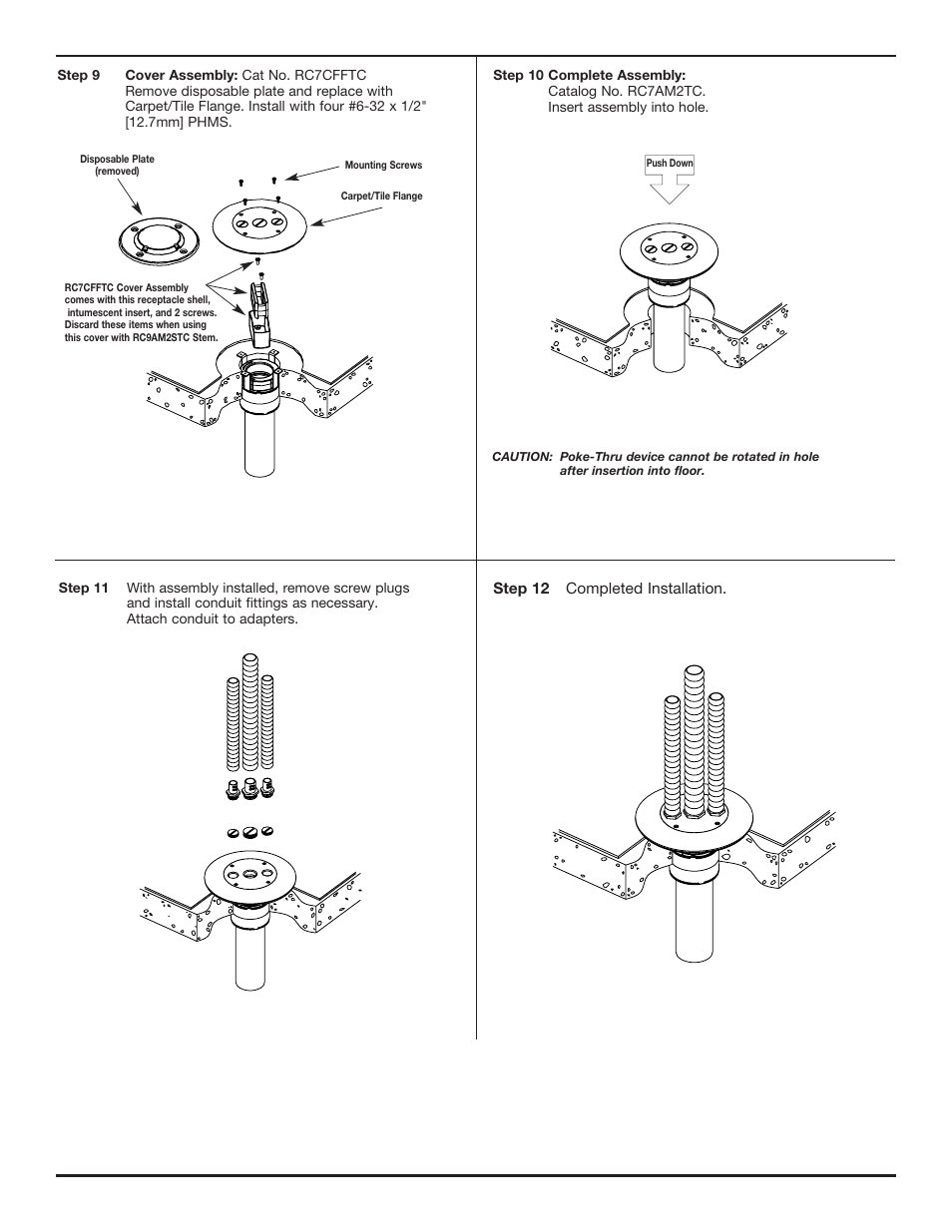 Legrand RC7AM2TCBK User Manual | Page 3 / 6