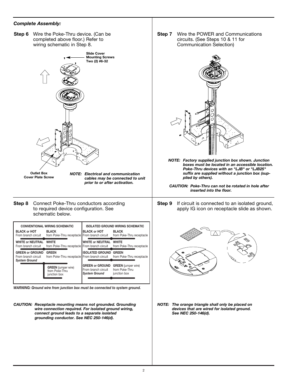 Legrand AV3 User Manual | Page 2 / 6