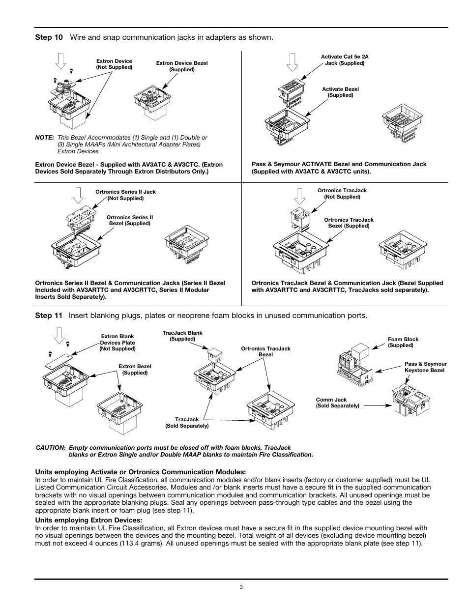 Legrand AV3 User Manual | Page 3 / 6