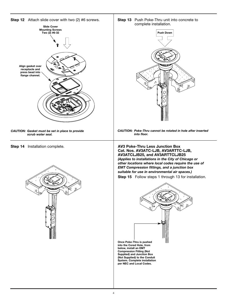 Legrand AV3 User Manual | Page 4 / 6