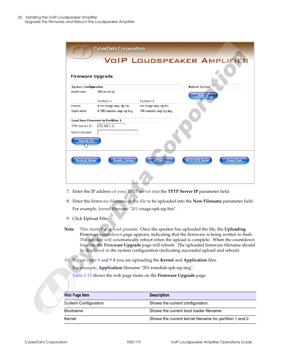 Figure 2-17 | CyberData VoIP Loudspeaker Amplifier Part #010859 User Manual | Page 34 / 48