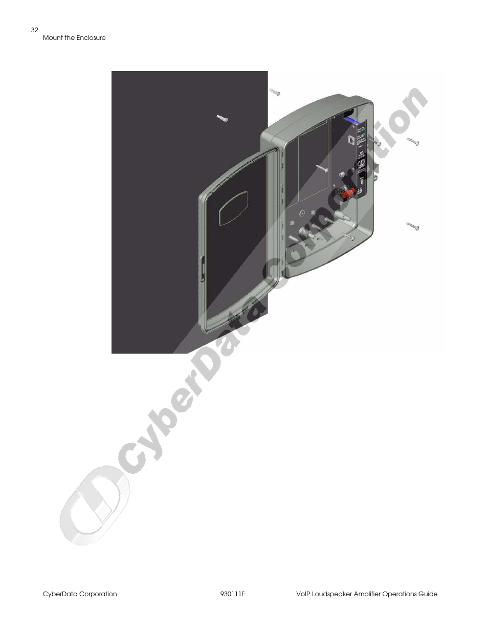 Figure a-1 | CyberData VoIP Loudspeaker Amplifier Part #010859 User Manual | Page 40 / 48