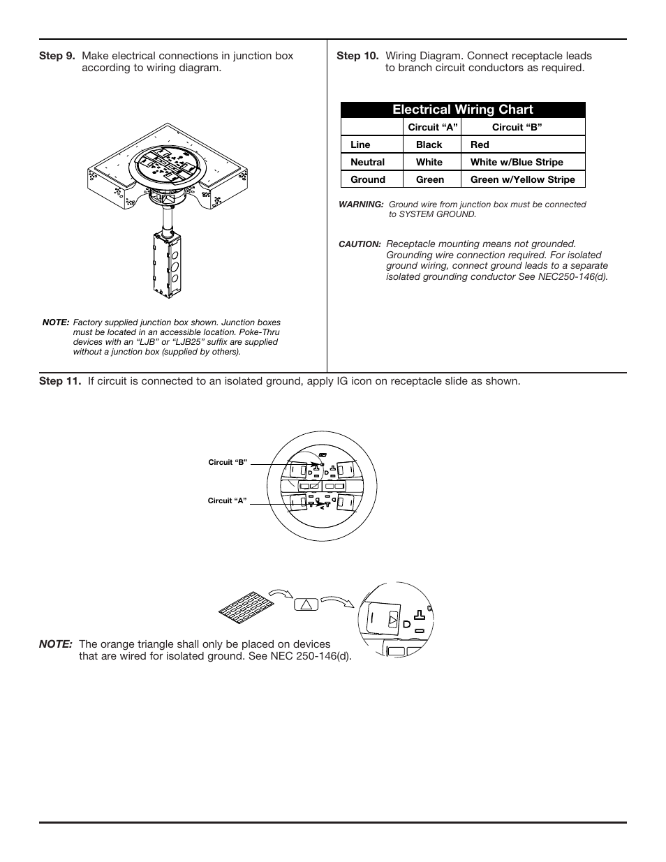 Electrical wiring chart | Legrand RC4KTCBK User Manual | Page 3 / 4