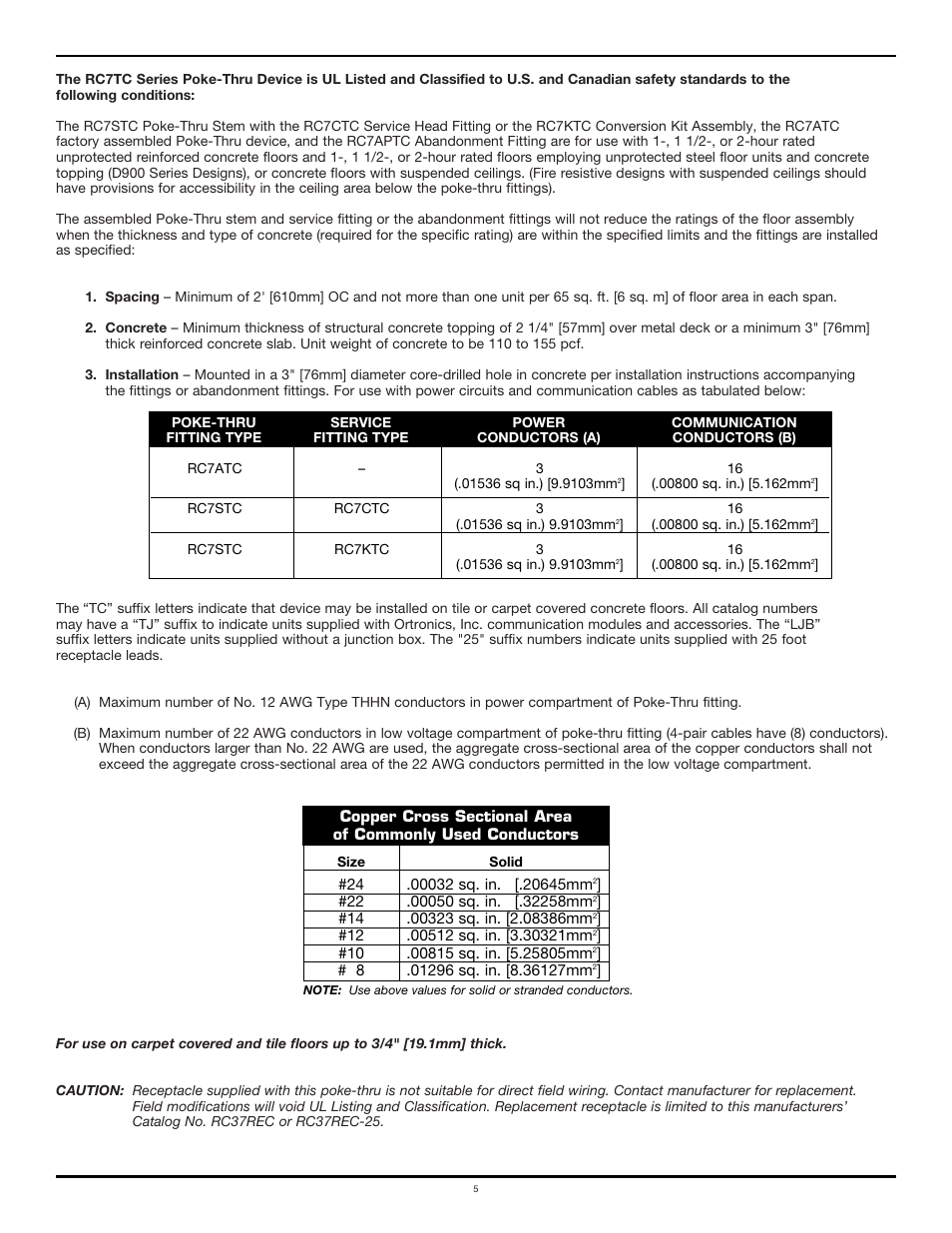 Legrand RC7KTC User Manual | Page 5 / 6