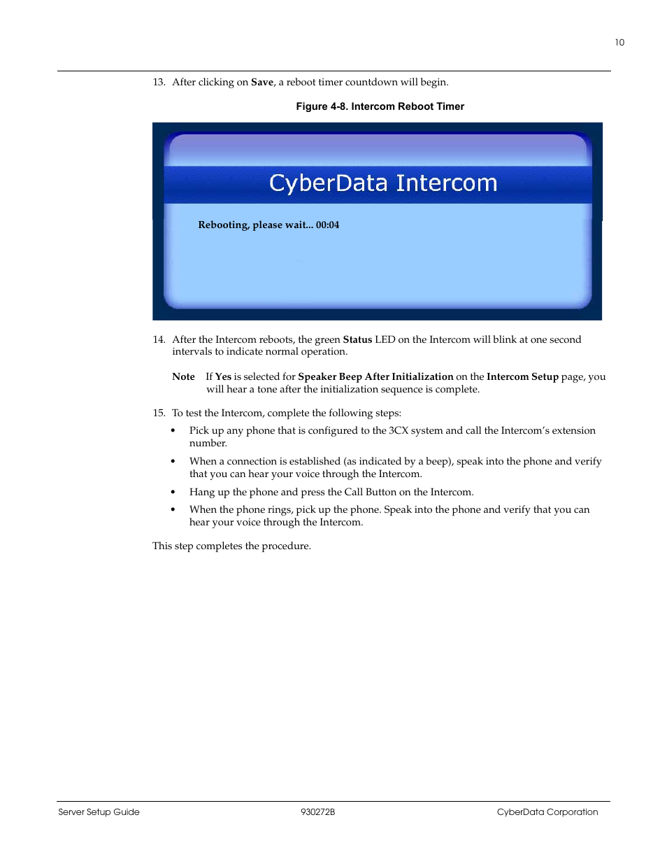 CyberData 3CX User Manual | Page 10 / 12