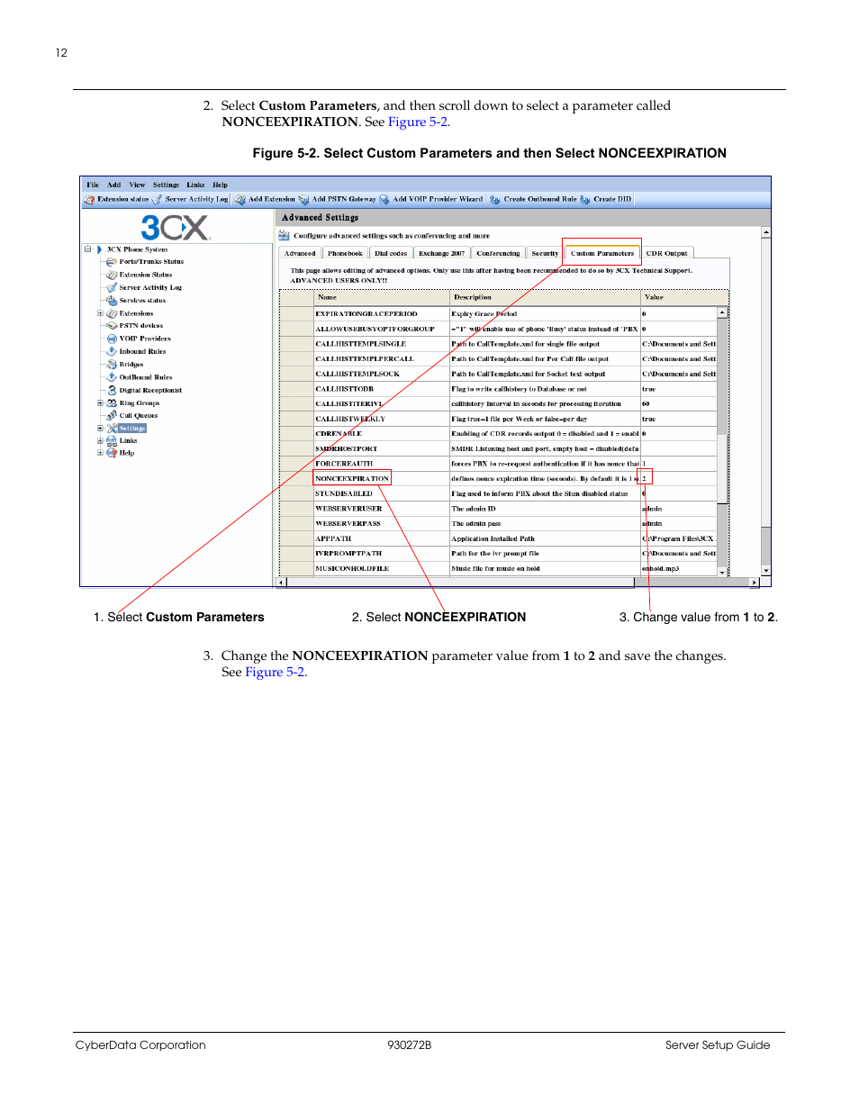 CyberData 3CX User Manual | Page 12 / 12