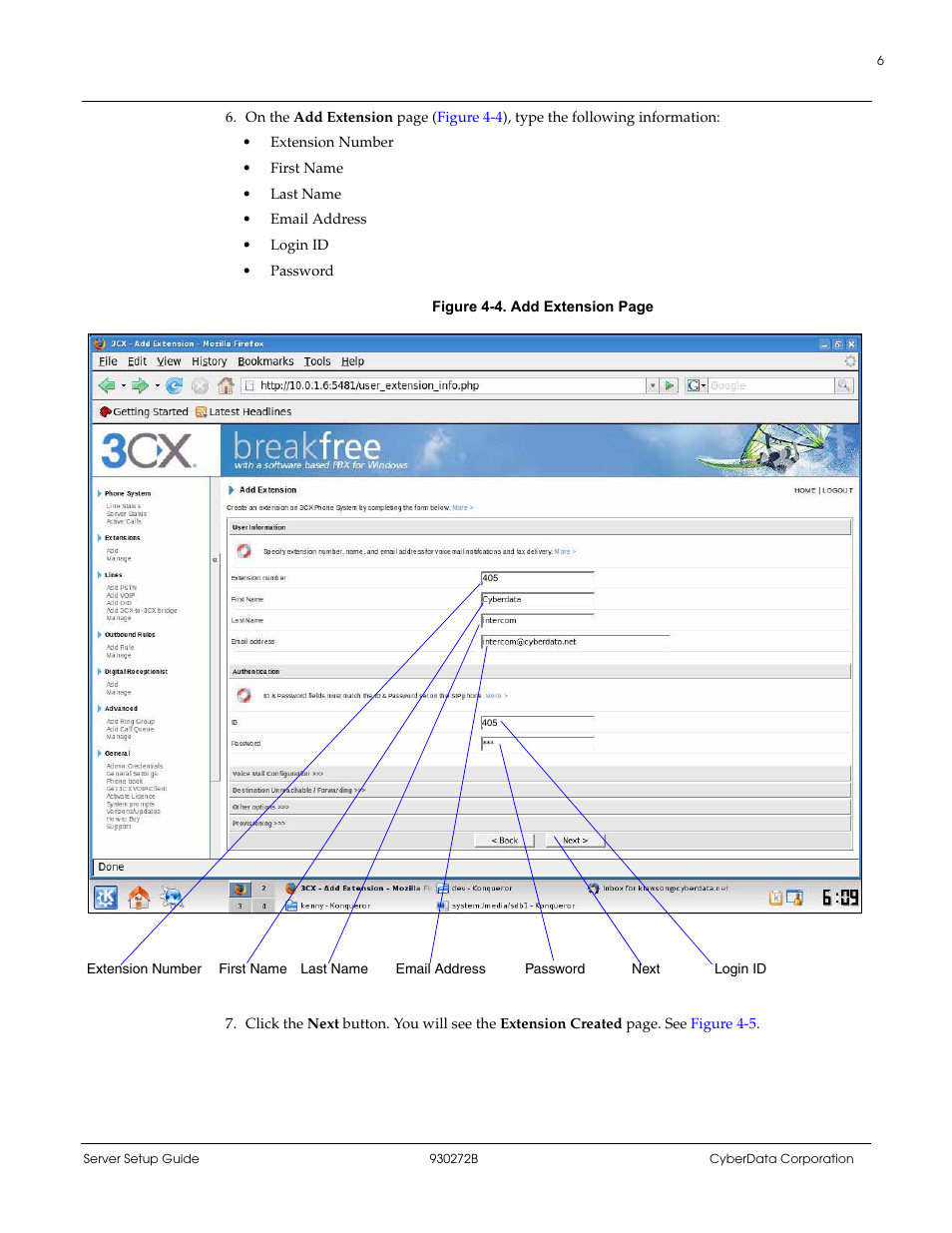 Figure 4-4 | CyberData 3CX User Manual | Page 6 / 12