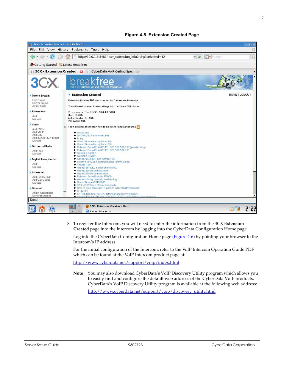 Figure 4-5 | CyberData 3CX User Manual | Page 7 / 12