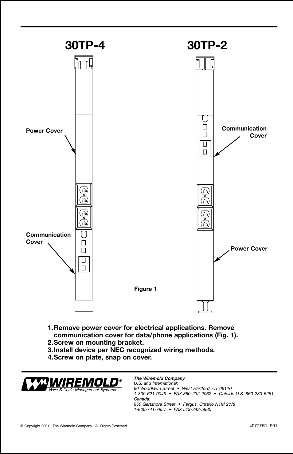 Legrand 30TP Series User Manual | Page 2 / 2