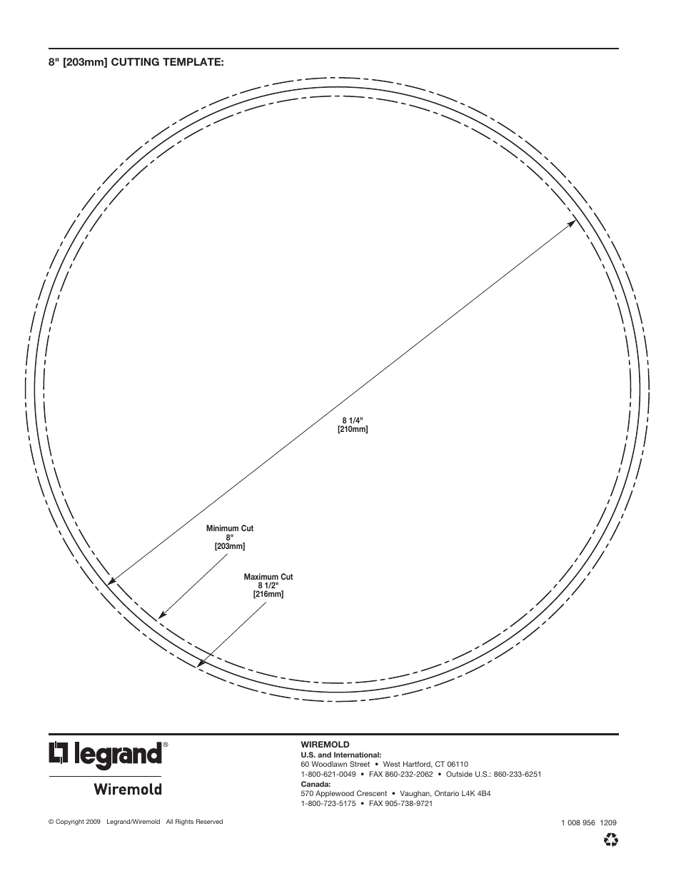 Legrand Evolution Series Work Surface Portal User Manual | Page 4 / 4