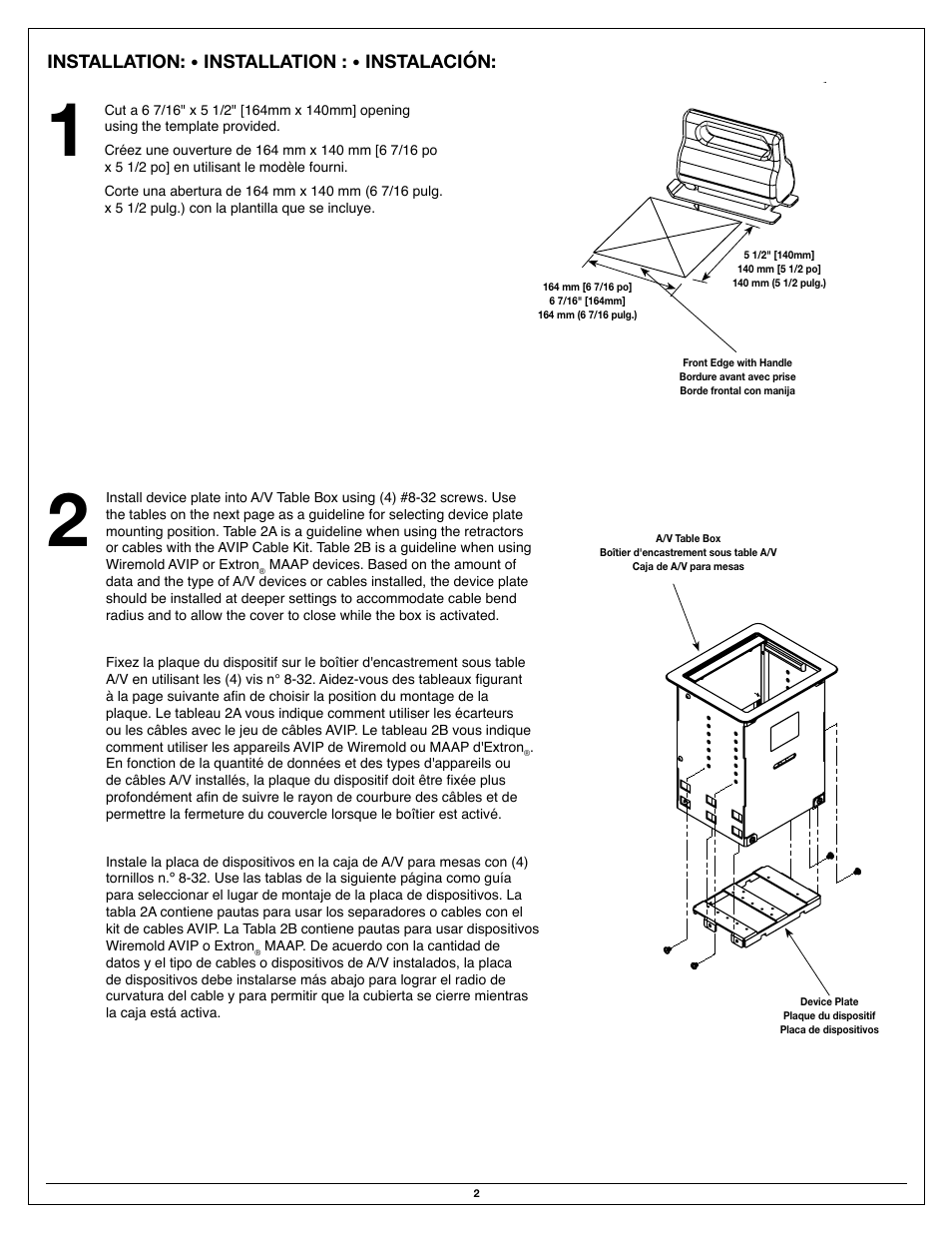 Legrand TB672APBK User Manual | Page 2 / 8