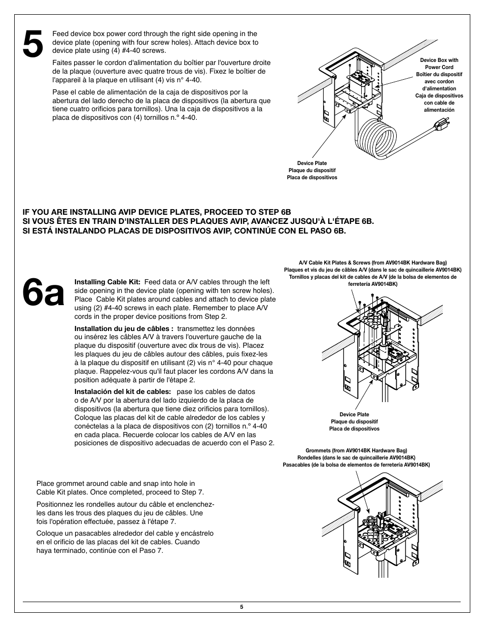 Legrand TB672APBK User Manual | Page 5 / 8