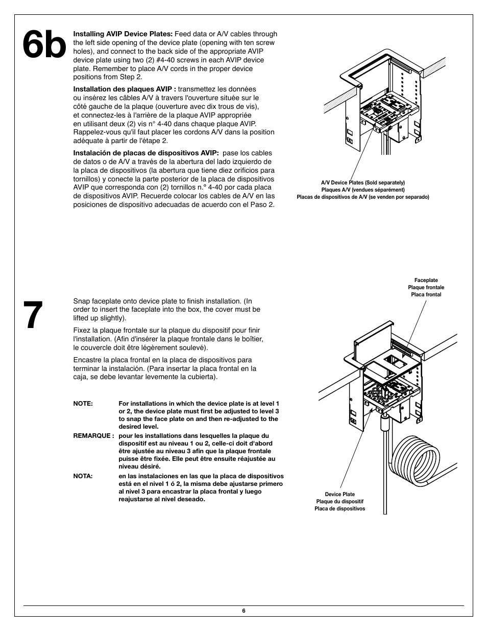 Legrand TB672APBK User Manual | Page 6 / 8