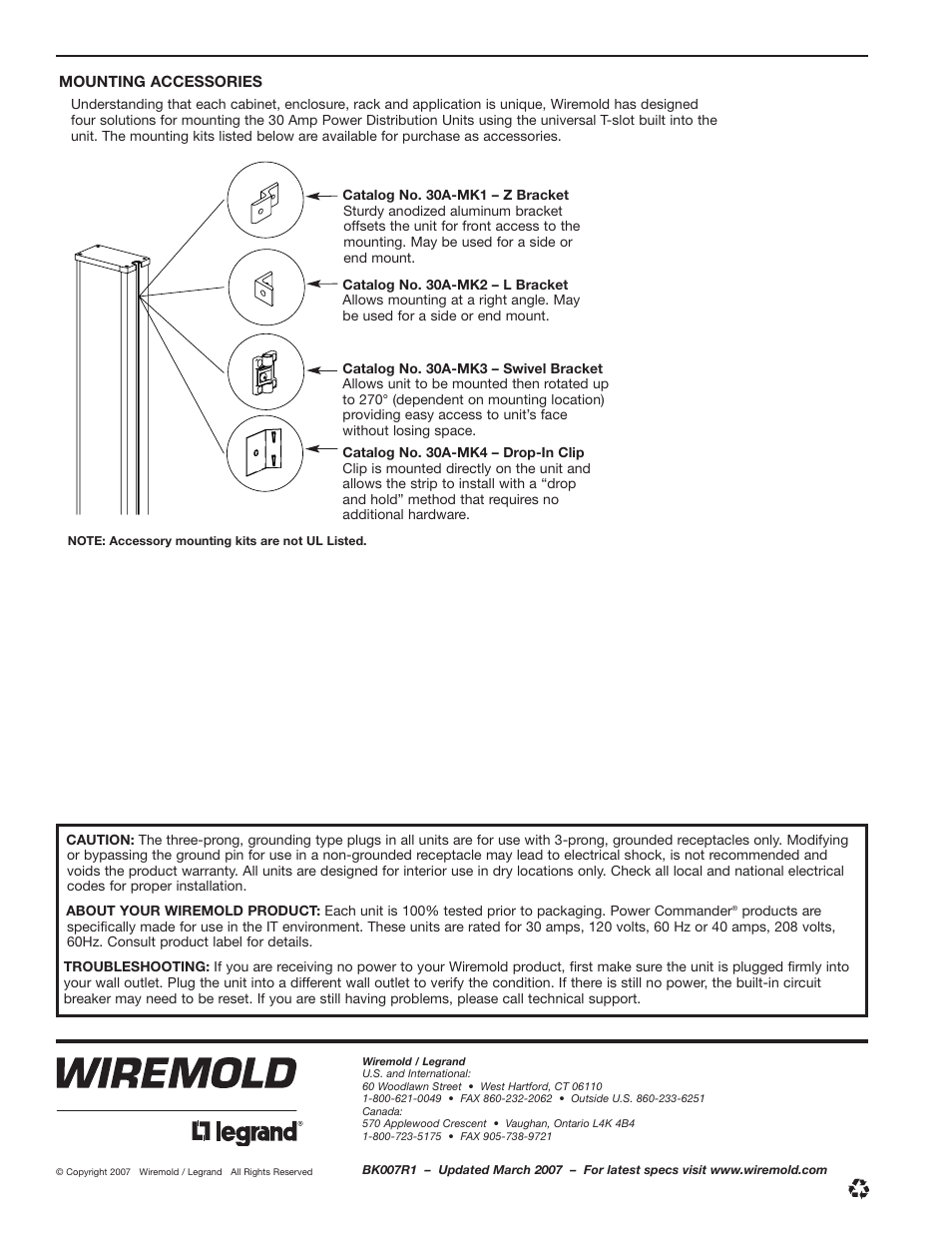 Legrand 6B21E User Manual | Page 4 / 4