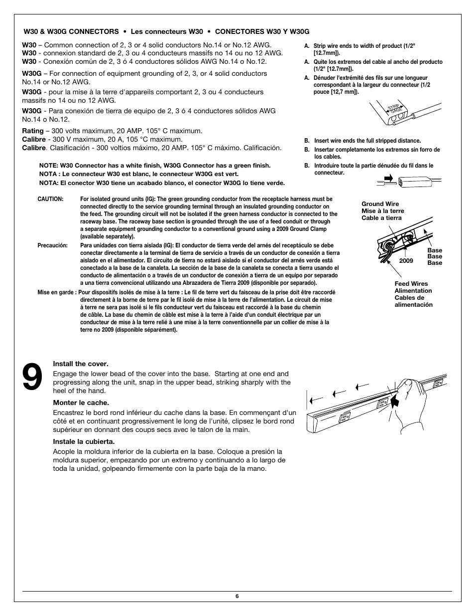 Legrand Plugmold GFCI Mulitoutlet Systems User Manual | Page 6 / 8