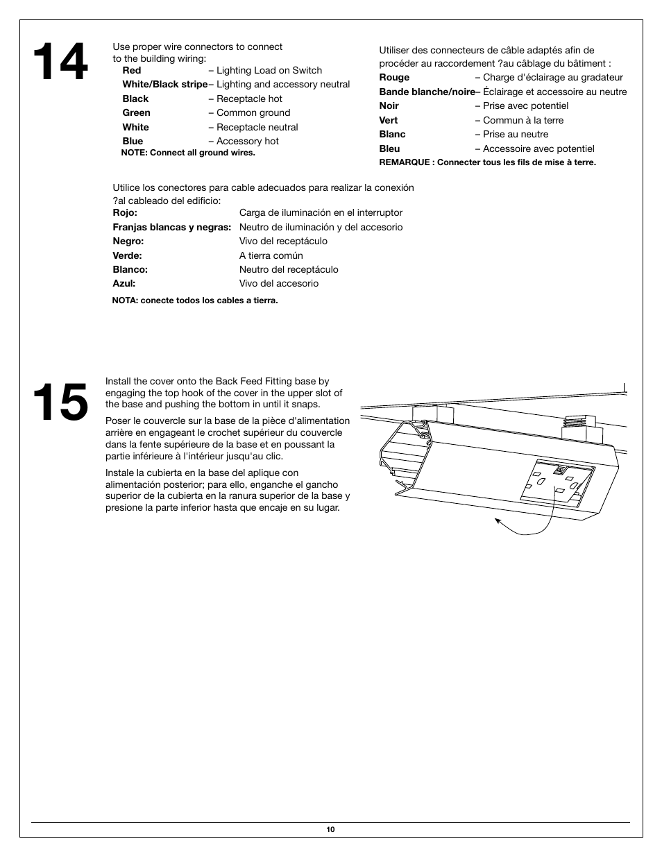 Legrand APST9 User Manual | Page 10 / 12