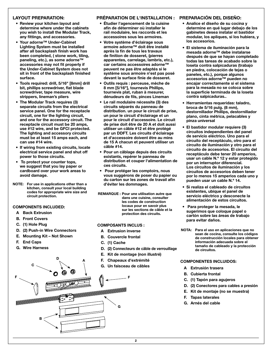 Legrand APST9 User Manual | Page 2 / 12