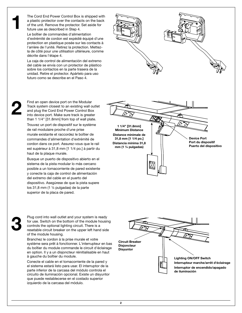 Legrand APCB3 User Manual | Page 2 / 8