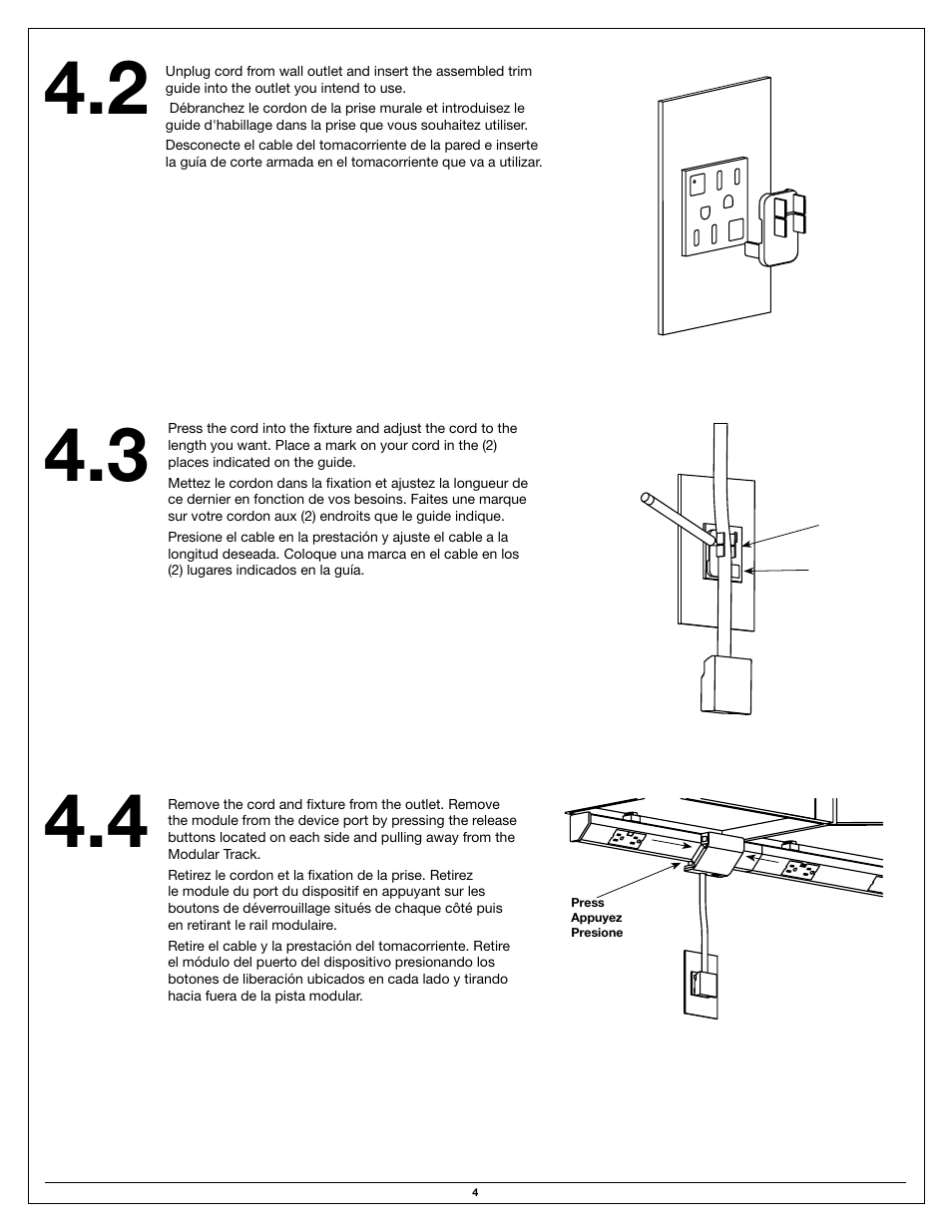 Legrand APCB3 User Manual | Page 4 / 8