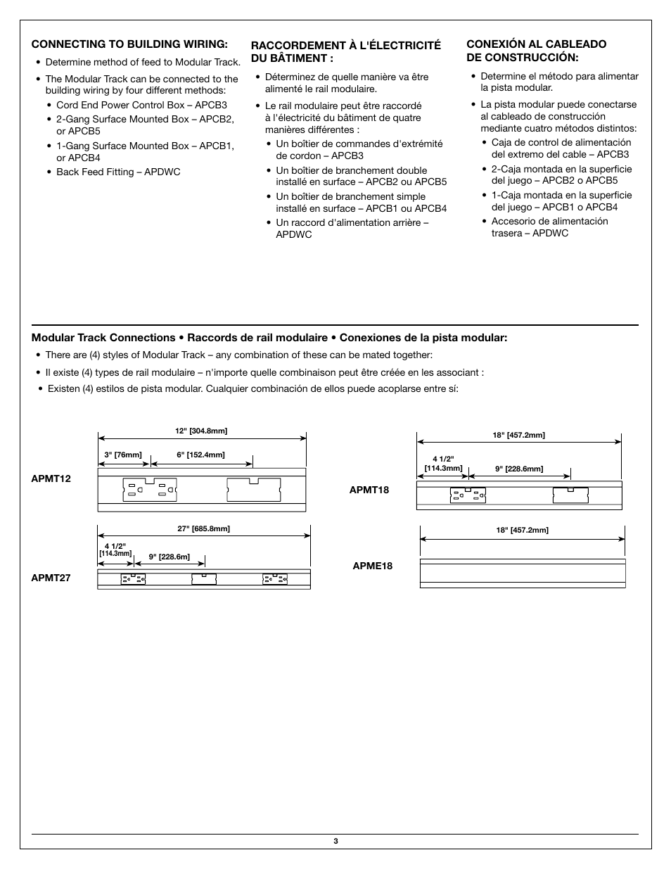 Legrand APMT12 User Manual | Page 3 / 12