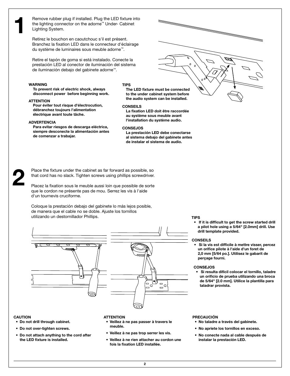 Legrand ALLNLED User Manual | Page 2 / 4