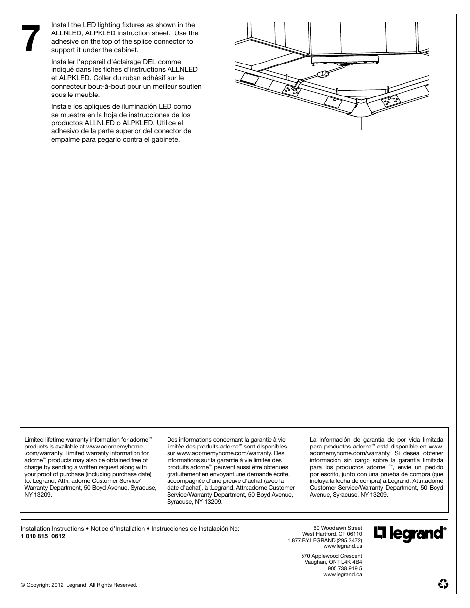 Legrand ALEXTLED User Manual | Page 4 / 4