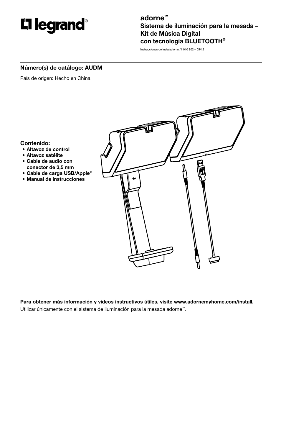 Legrand AUDM User Manual | Page 21 / 31