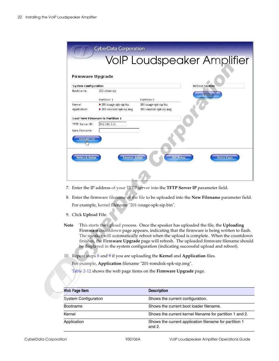 Figure 2-13, Voip loudspeaker amplifier | CyberData 010861 930106A User Manual | Page 28 / 42