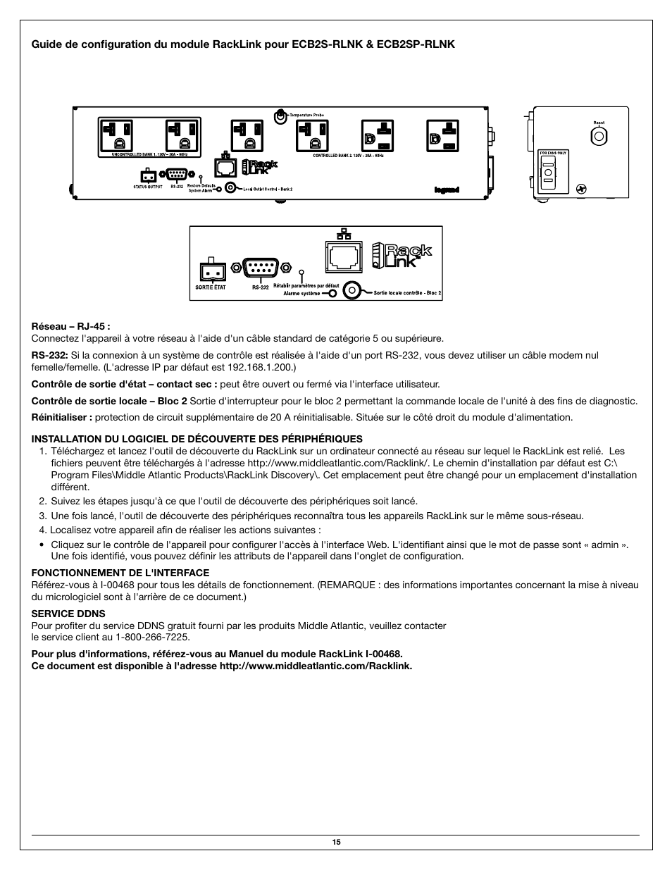 Legrand ECB User Manual | Page 15 / 20