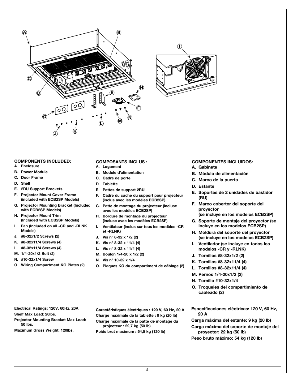 Legrand ECB User Manual | Page 2 / 20