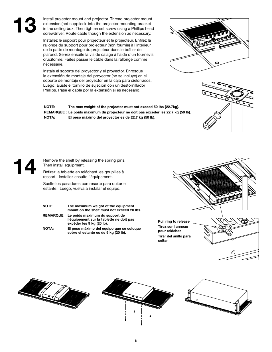 Legrand ECB User Manual | Page 8 / 20