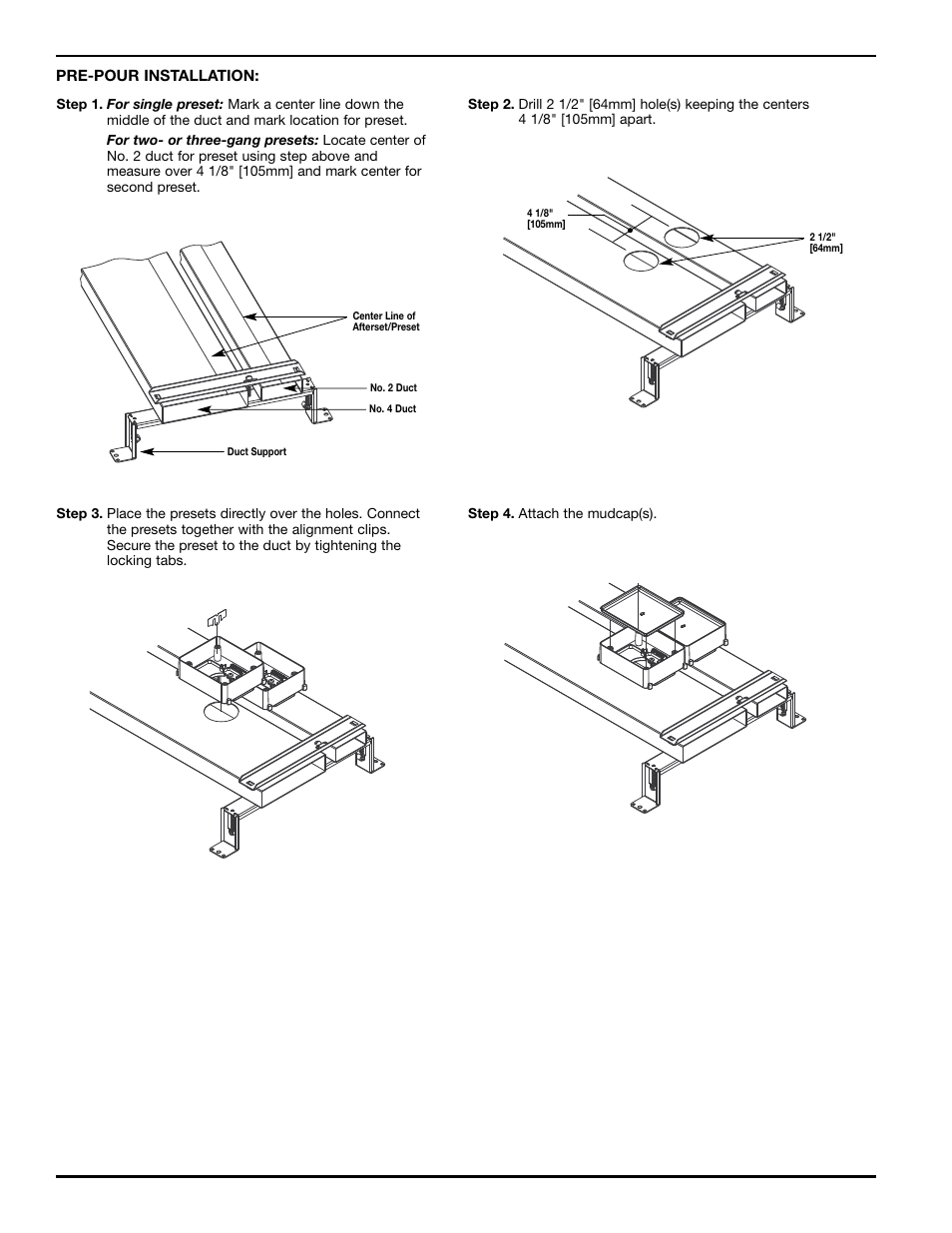 Legrand WKD Pro Series Modular Afterset User Manual | Page 4 / 8