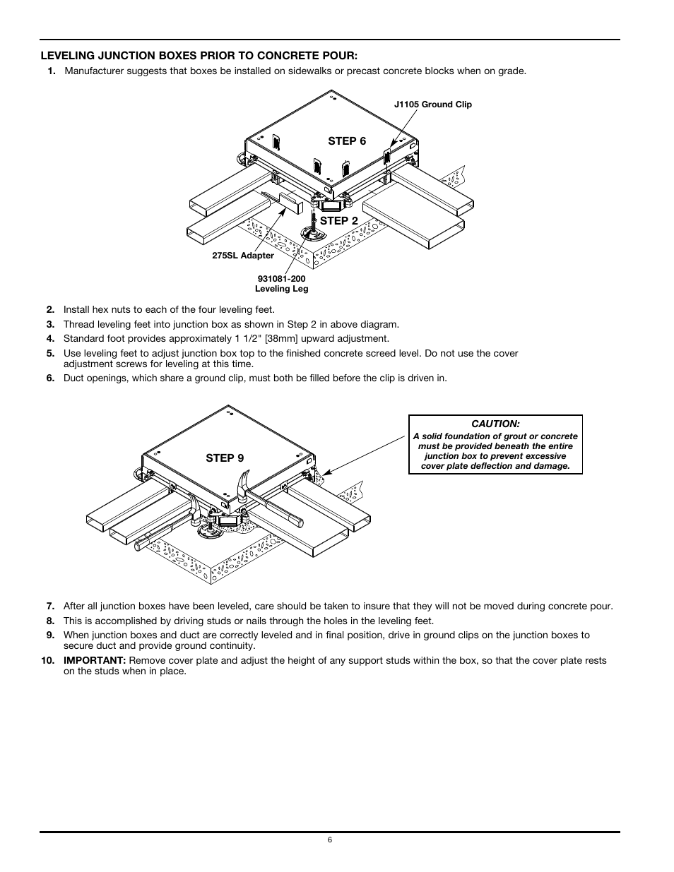 Legrand WKD Pro Series System User Manual | Page 6 / 12