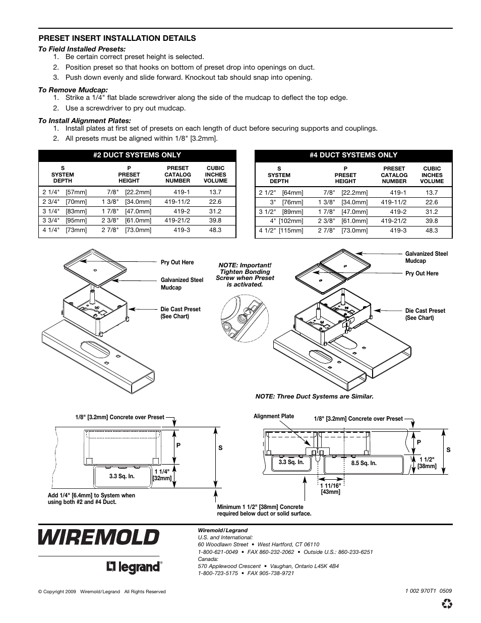 Legrand WKD Pro Series Round Flush Cover Plates User Manual | Page 4 / 4