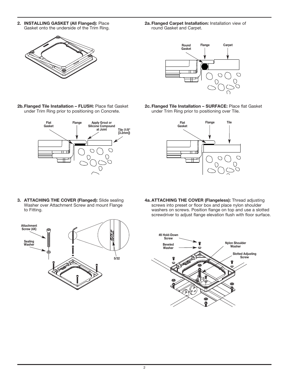 Legrand FP Series Activation Covers User Manual | Page 2 / 8