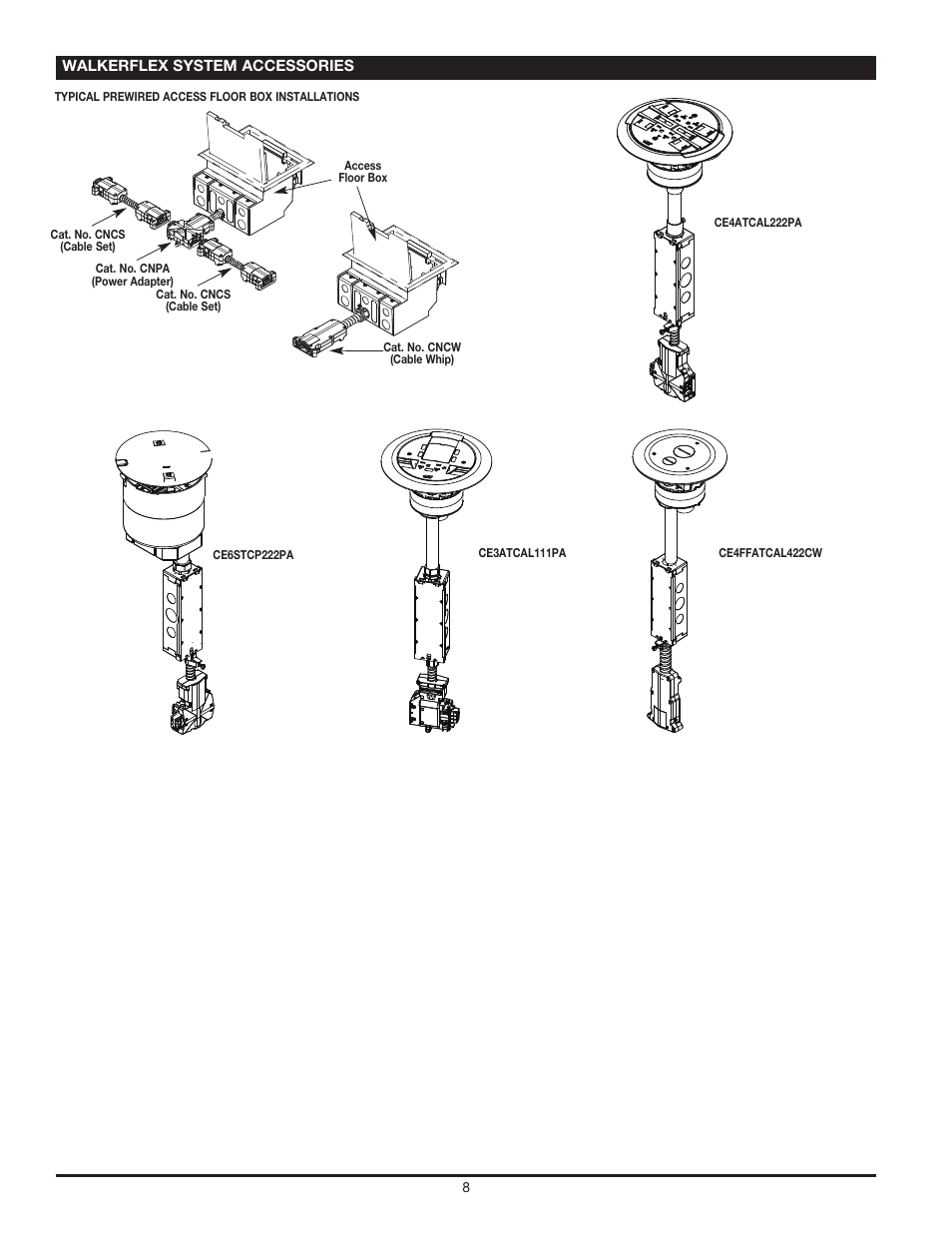 Legrand Convia Enabled Walkerflex System User Manual | Page 8 / 12